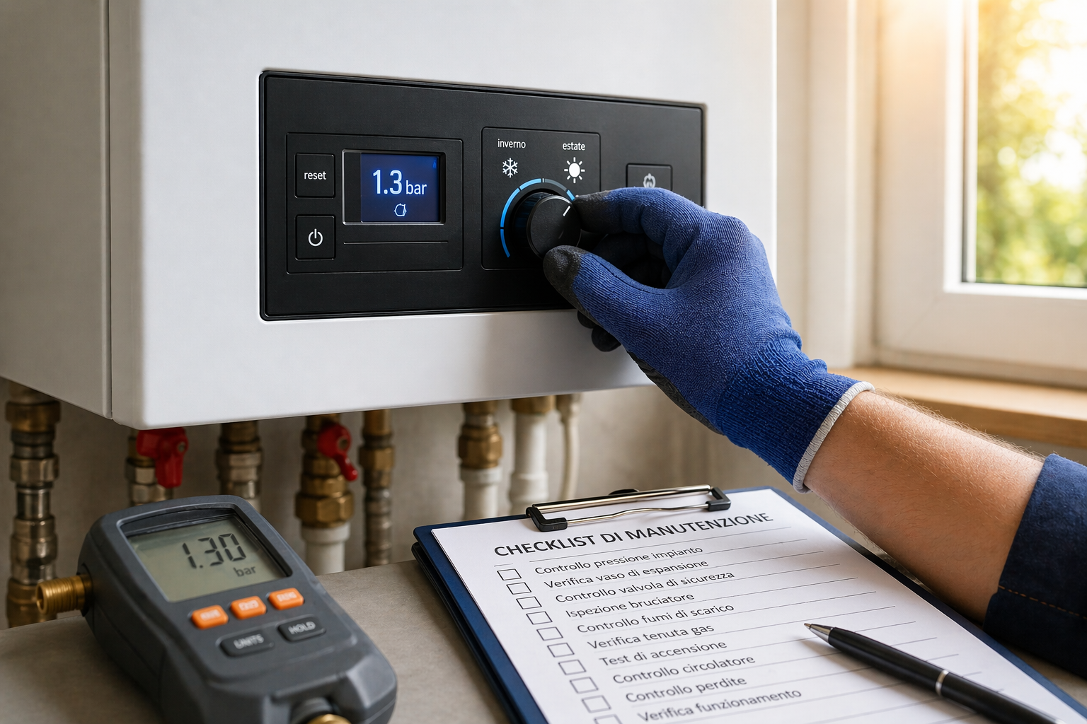 checklist caldaia fine inverno